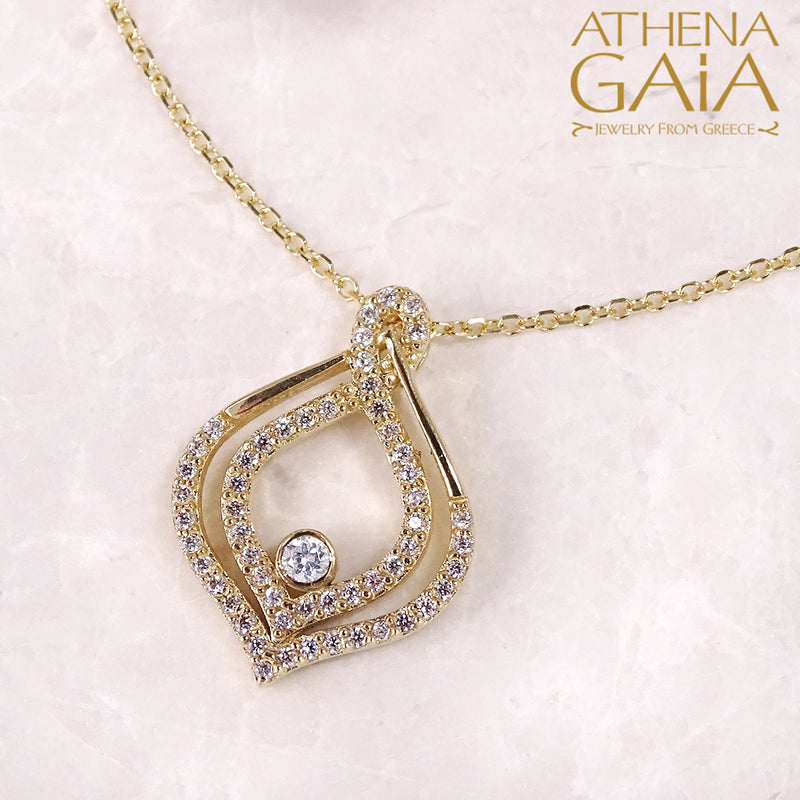 Gaia Necklace - 14k Gold Necklace