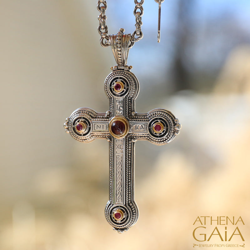 Byzantine Cross, Greek Jewelry