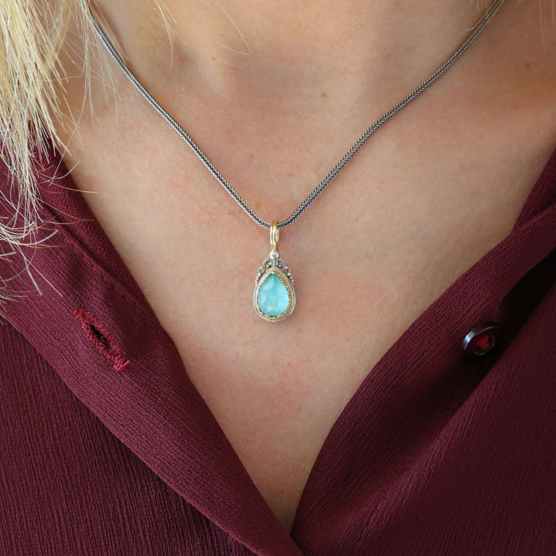 Pop Rocks Teardrop Pendant - 18k Gold Pendant