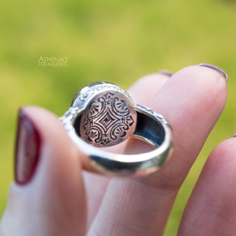 Meadow Breeze Pearl Ring - 18k Gold & Sterling Silver Ring- Cocktail Ring