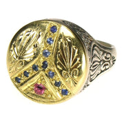 Evangelatos Anthemion Peace Ring