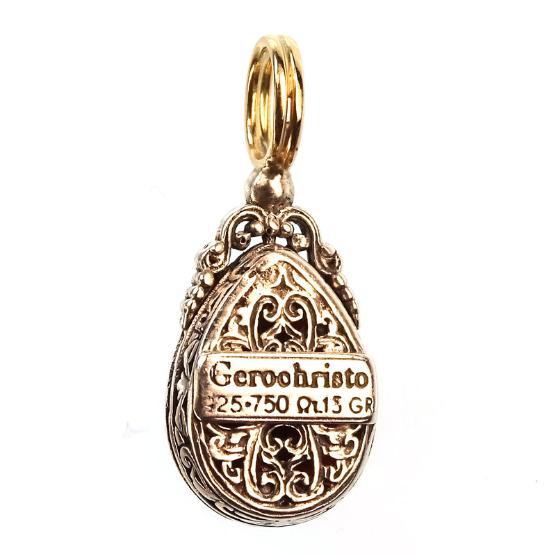 Pop Rocks Teardrop Pendant - 18k Gold Pendant