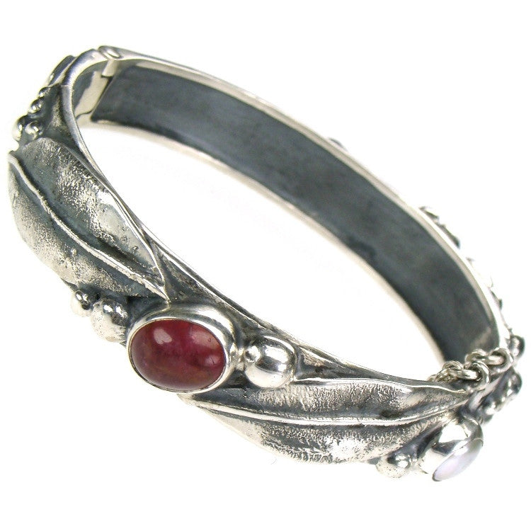 Evangelatos Narrow Spring Meadow Bangle Bracelet