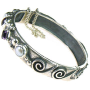 Evangelatos Narrow Spring Meadow Bangle Bracelet