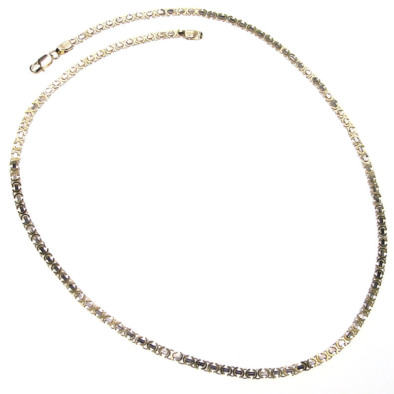 14k Gold Modern Byzantine (Etruscan) Chain