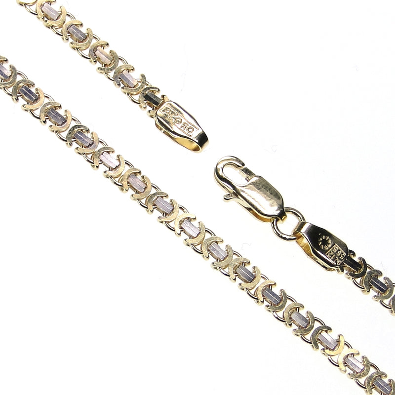 14k Gold Modern Byzantine (Etruscan) Chain