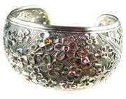 Evangelatos Flower Field Cuff Bracelet