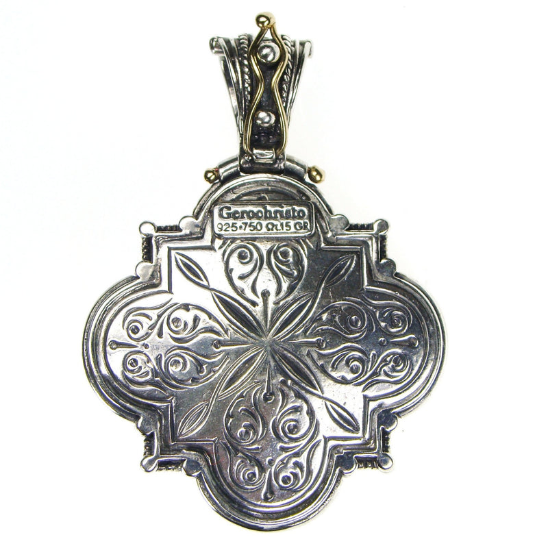 Big Faith Pendant - 18k Gold & Sterling Silver Pendant