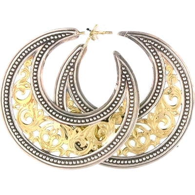Large Crescent Earrings