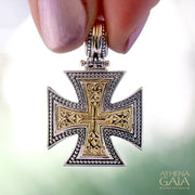 Byzantine Cross, Greek Jewelry