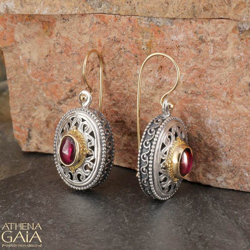 Argonaut Cyclades French Wire Earrings - 18k Gold & Sterling Silver Earrings