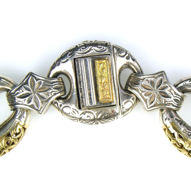 The Zelda Necklace - 18k Gold & Sterling Silver Necklace