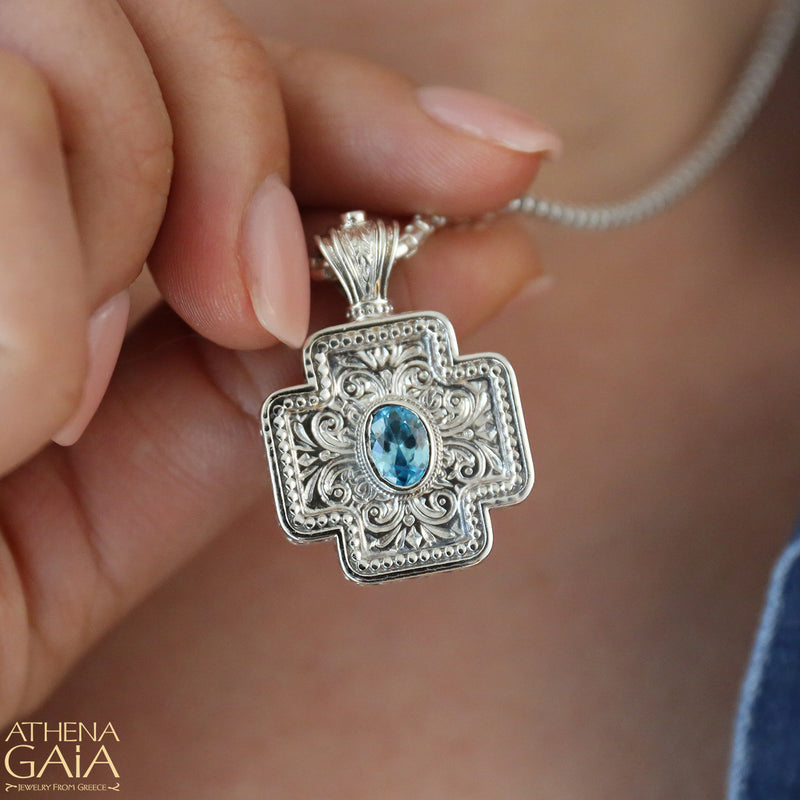 Byzantine Cross, Greek Jewelry