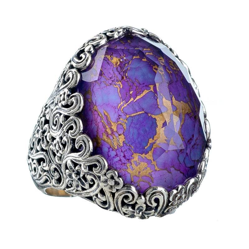 Pop Rocks Anthemis Ring - Sterling Silver Ring - Cocktail Ring