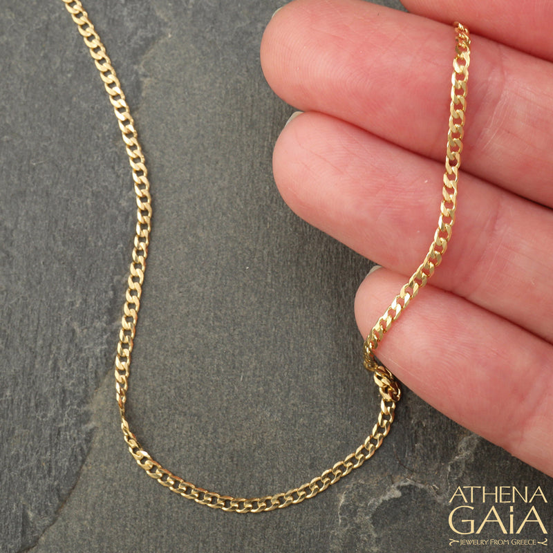 Classic Curb 14k Gold Chain