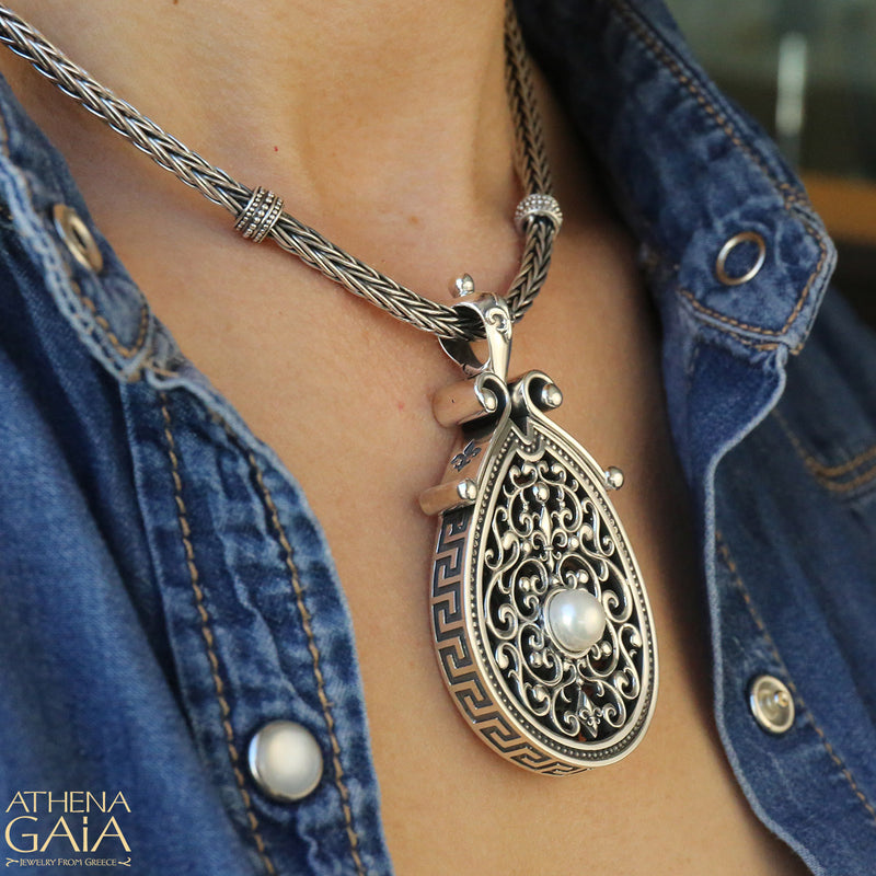 The Fleur De Lis Synergy Pendant - Sterling Silver Pendant