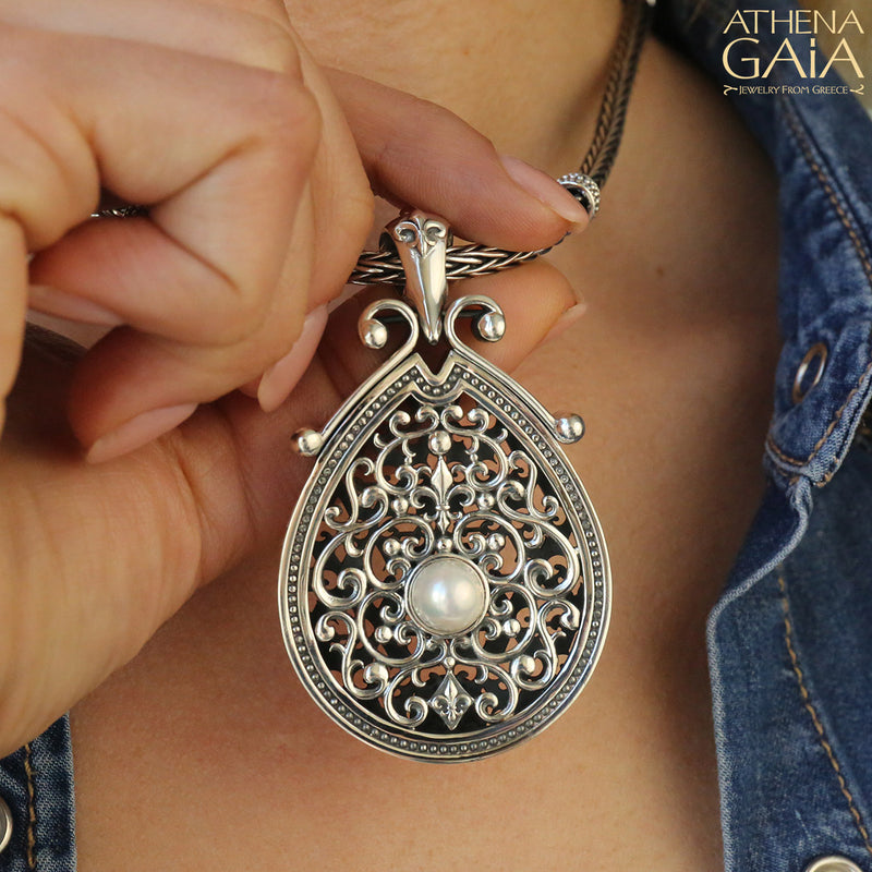 The Fleur De Lis Synergy Pendant - Sterling Silver Pendant