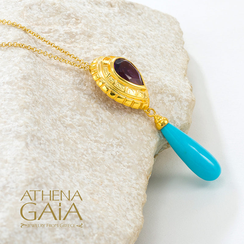 Cosmos Enhancer Pendant Necklace - 18k Gold Necklace