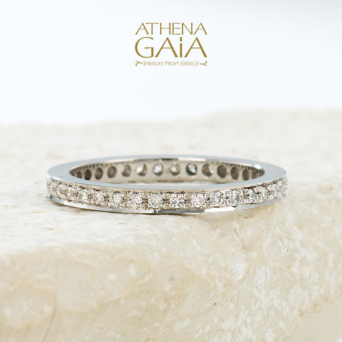 Diamond Stackable Band Ring