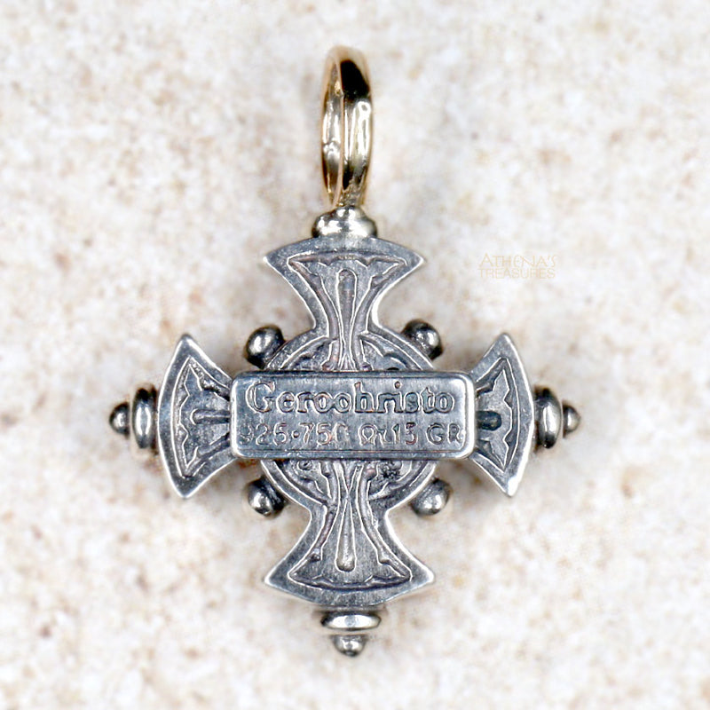 The Maltese Cross (Small)- 18k Gold & Sterling Silver - Cross Necklace