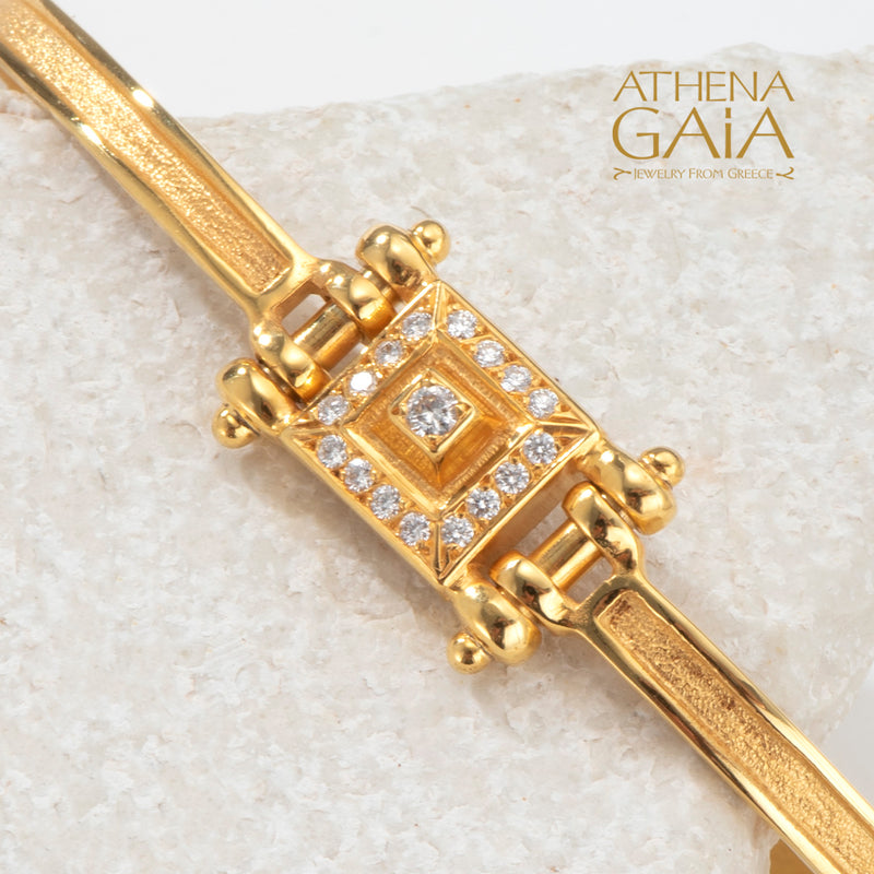 Shadow and Light Bracelet - 18k Gold Bracelet