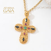 Byzantine Cross, Greek Jewelry