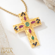 Byzantine Cross, Greek Jewelry