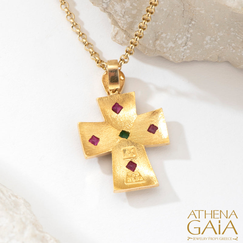 Imperial Niktas Alexios Cross - 18k Gold - Latin Cross