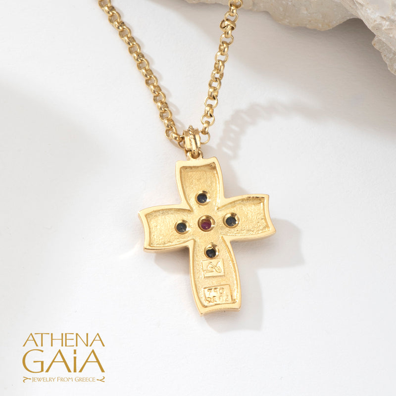 Imperial Niktas Callinicus Cross - 18k Gold - Latin Cross