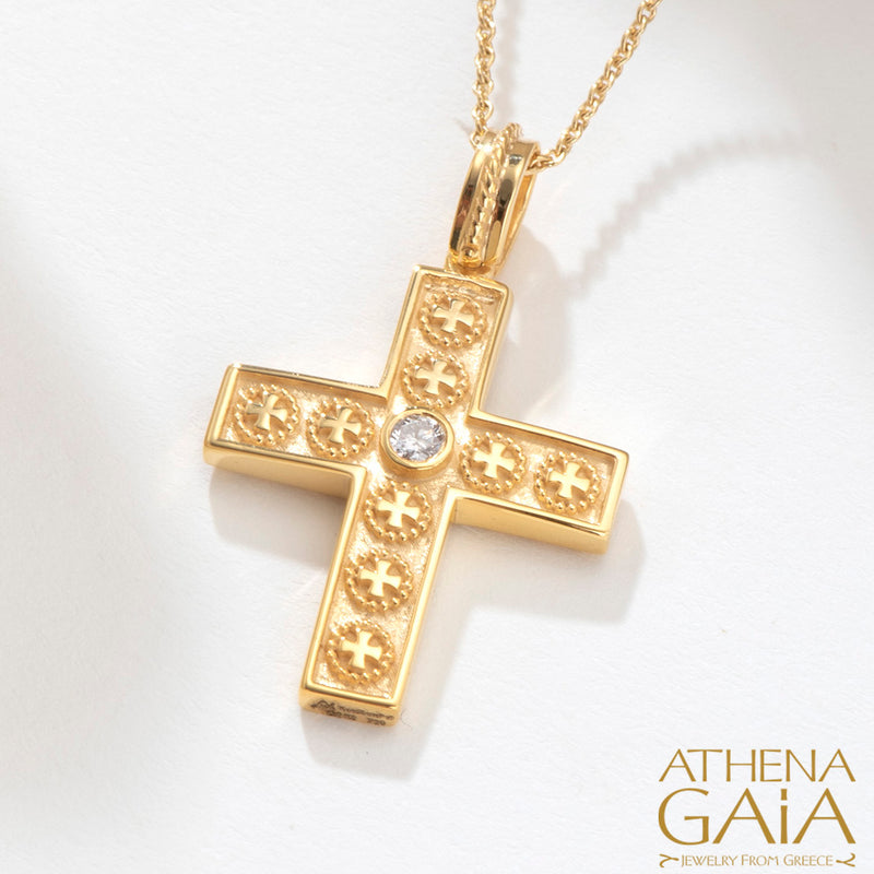 Byzantine Cross, Greek Jewelry