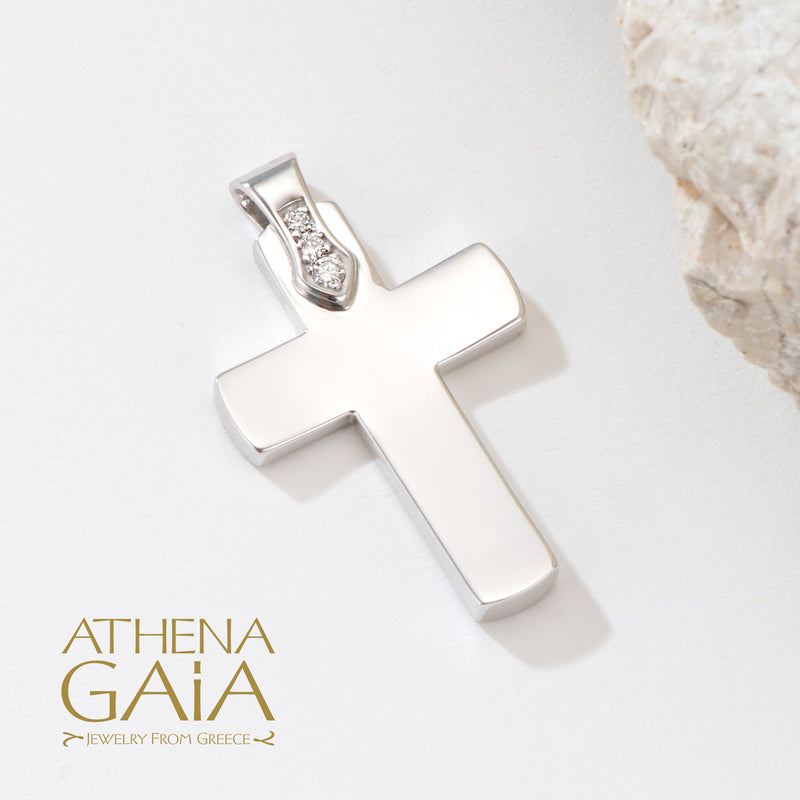 Diva Diamond Cross - 18k Gold - Latin Cross