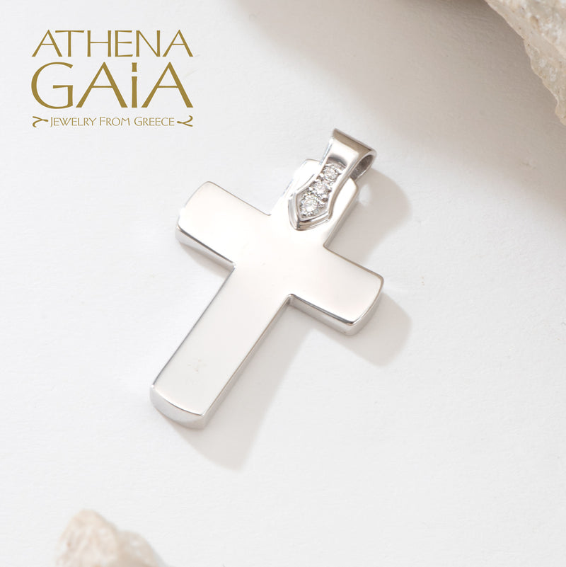 Diva Diamond Cross - 18k Gold - Latin Cross