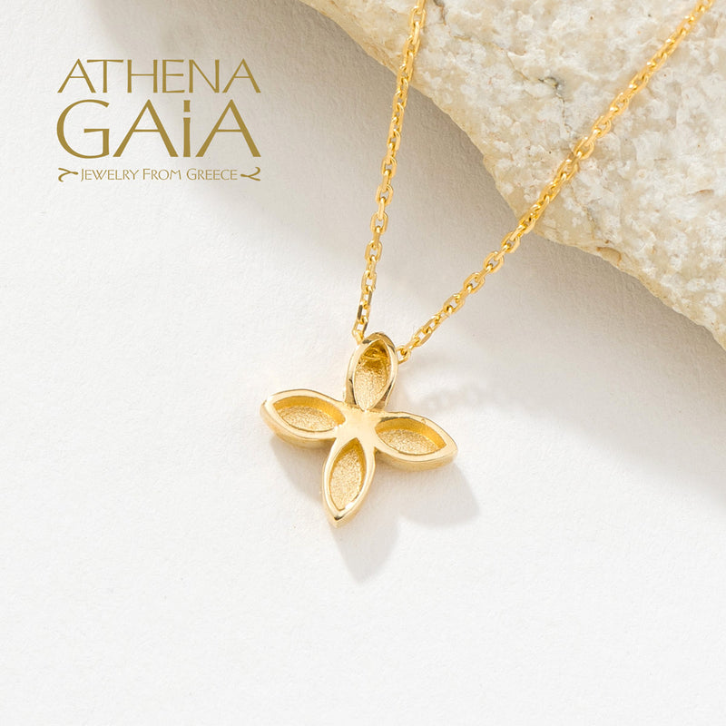 Micro Eastern Star Necklace - 14k Gold Necklace