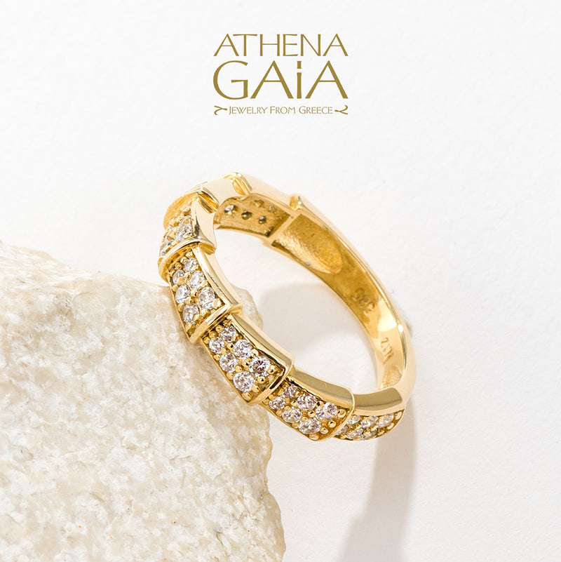 Minoan Ring - 14k Gold Ring - Cocktail Ring