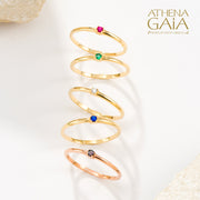 Greek-jewelry promise ring in 14kgold