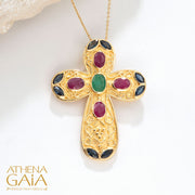Byzantine Cross, Greek Jewelry