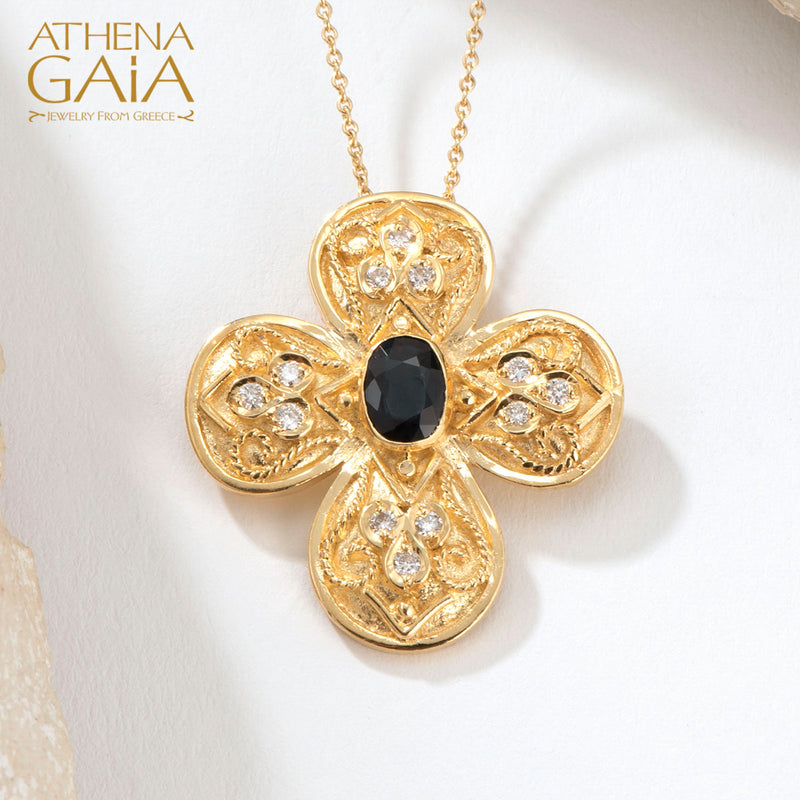 Byzantine Cross, Greek Jewelry