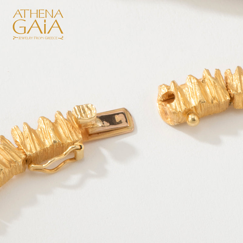 Veiled Earth Scripts "Stalactites" Necklace - 18k Gold Necklace