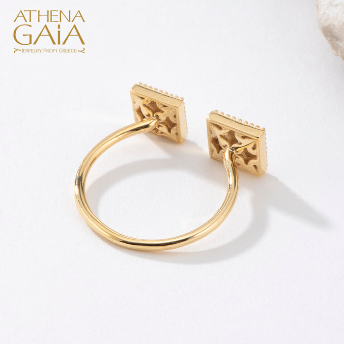 Geometric Double Square Ring