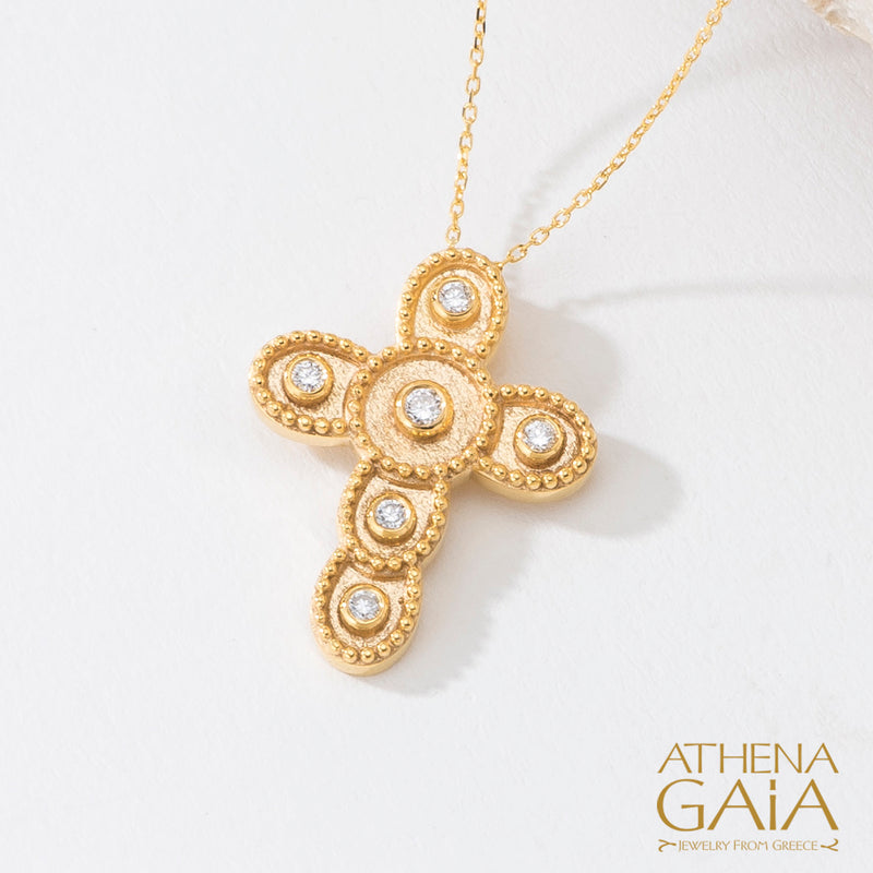 Byzantine Cross, Greek Jewelry