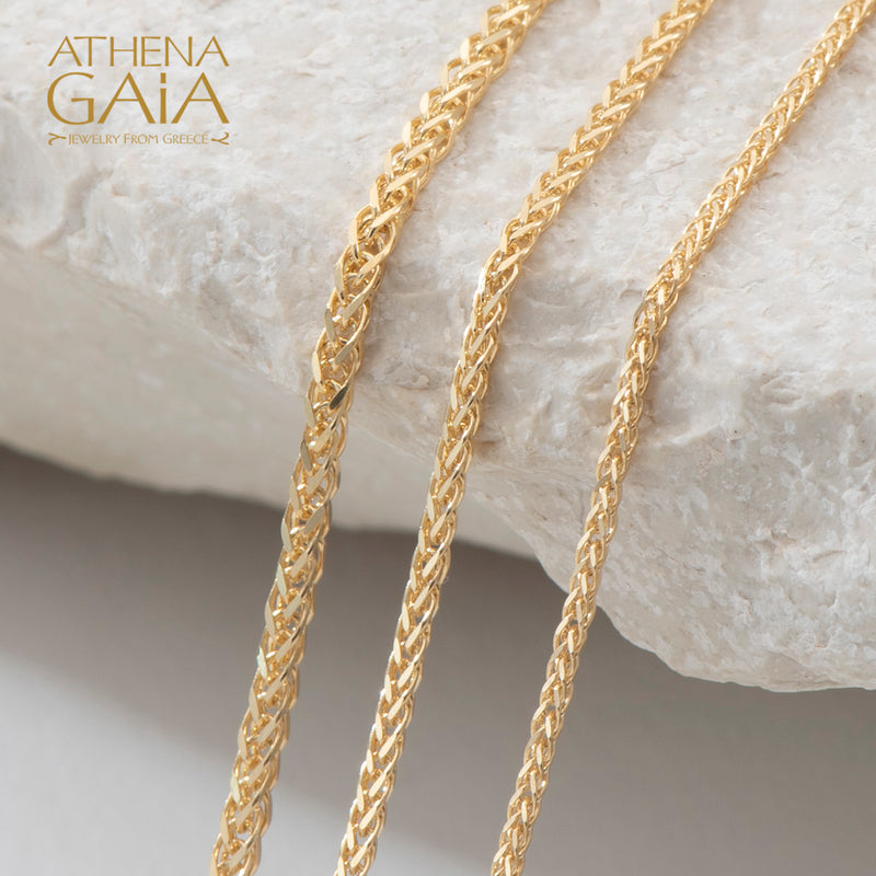 14k Gold Spiga Chain