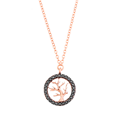 Tree of Life Open Necklace - 14k Gold Necklace