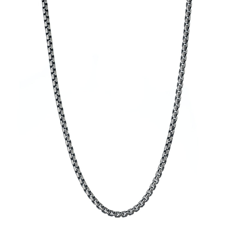 Thick Silver Box Venetian Chain 3.7mm