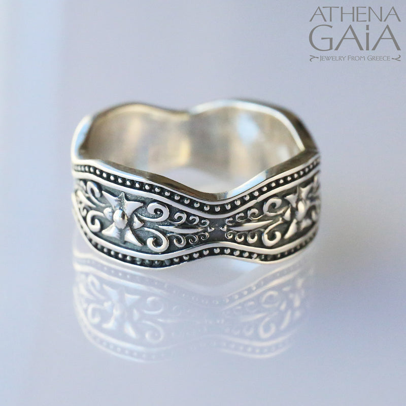 Butterfly Band Ring - Sterling Silver Ring
