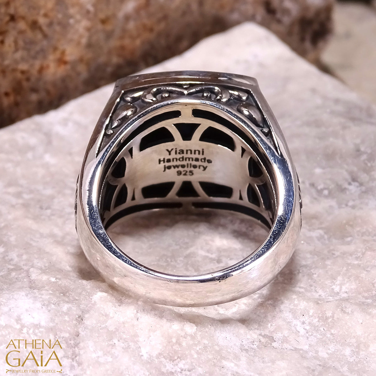 Dragon Signet Ring by Yianni — Athena Gaia
