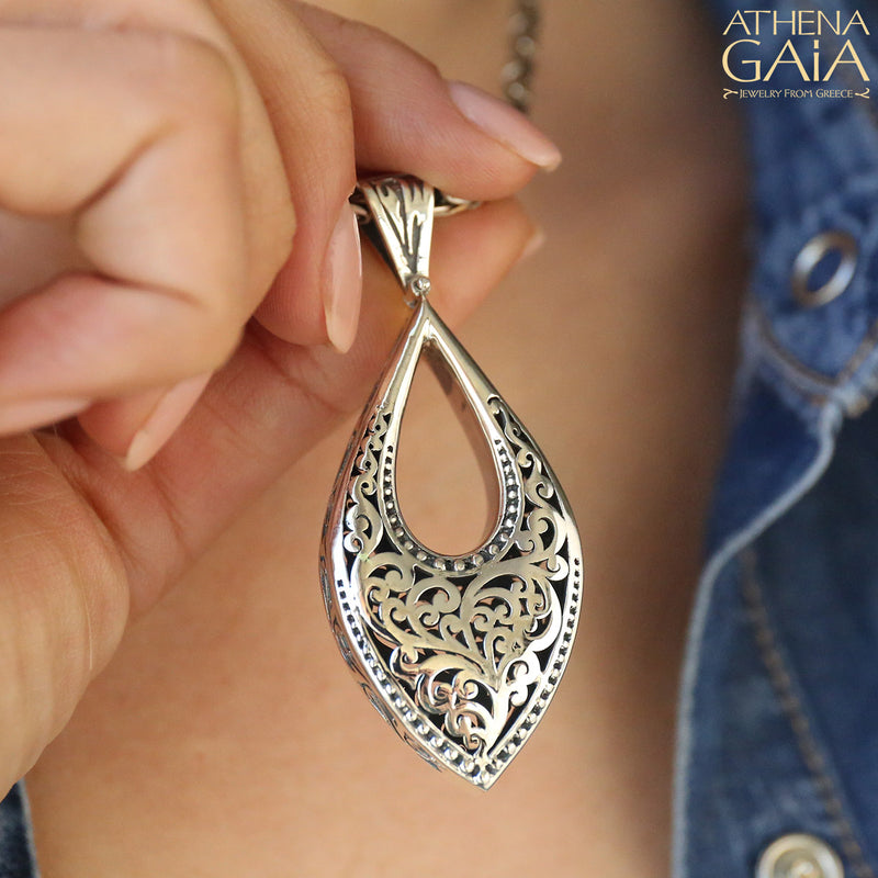 The Love Drop Pendant - Sterling Silver Pendant