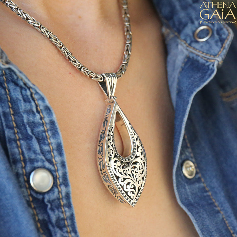 The Love Drop Pendant - Sterling Silver Pendant