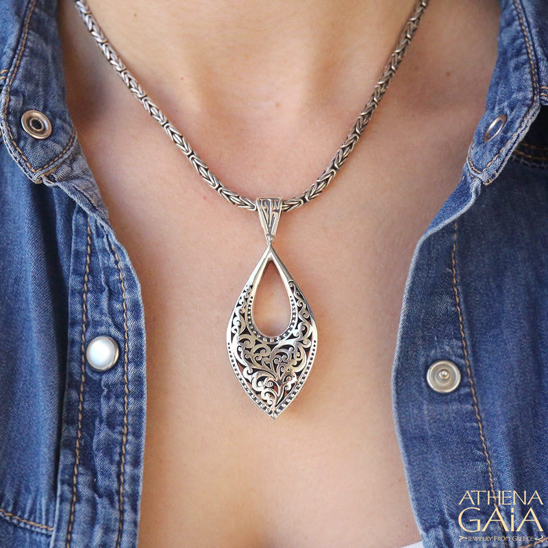 The Love Drop Pendant - Sterling Silver Pendant