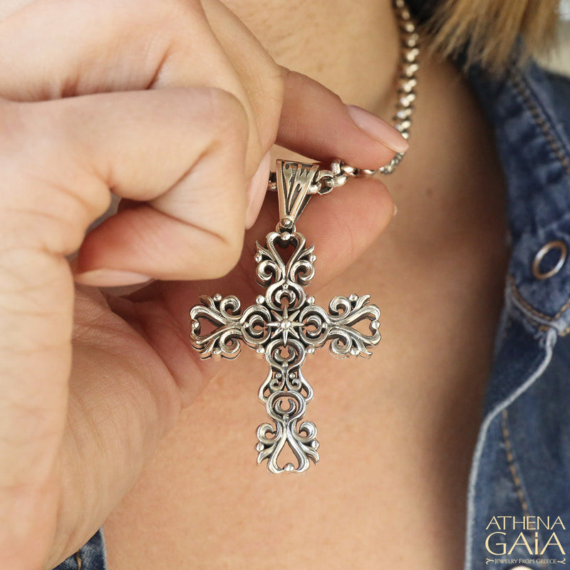 Byzantine Cross, Greek Jewelry