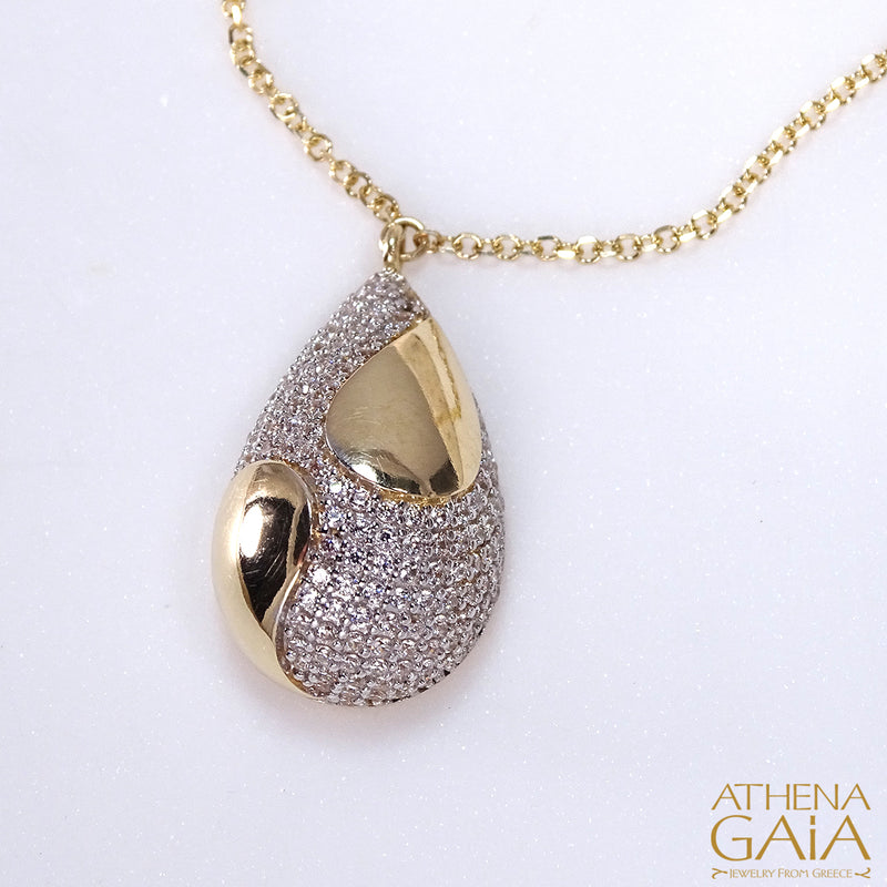 Gold Drop Necklace - 14k Gold Necklace